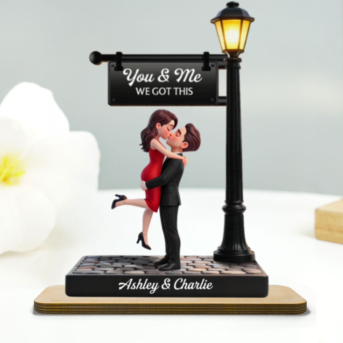 Custom Couple Wooden Plaque