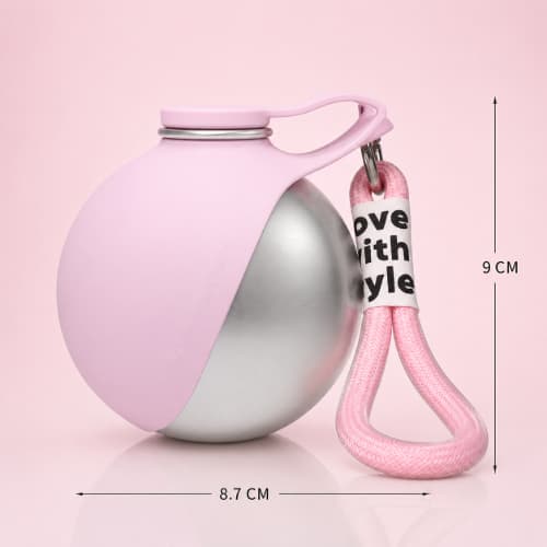2-in-1 Stainless Steel Pet Travel Water Bottle