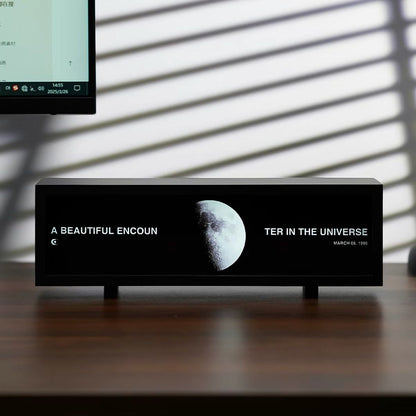 Moon Phase Desk Display