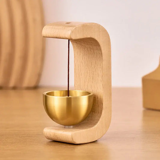 Wooden Door Chime Bell | Minimalist Hanging Decor for Home Entryway