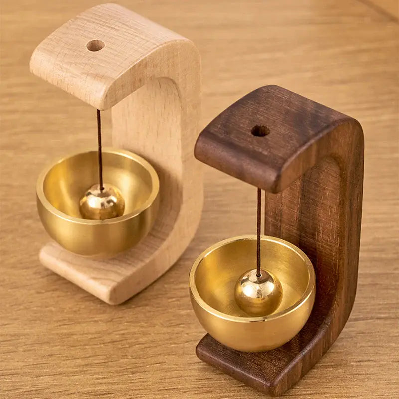 Wooden Door Chime Bell | Minimalist Hanging Decor for Home Entryway