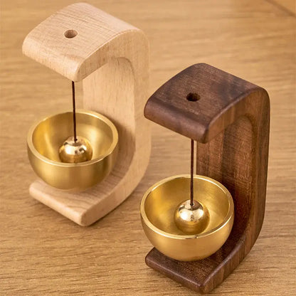 Wooden Door Chime Bell | Minimalist Hanging Decor for Home Entryway