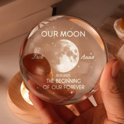 Moon Phase Crystal Ball Night Light