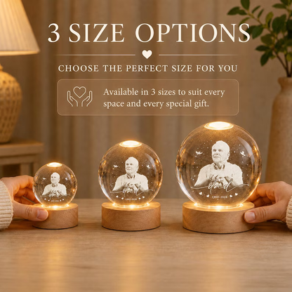 Memorial Crystal Ball Light