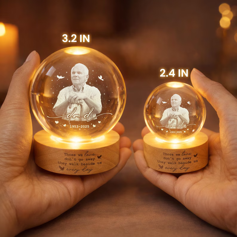Memorial Crystal Ball Light