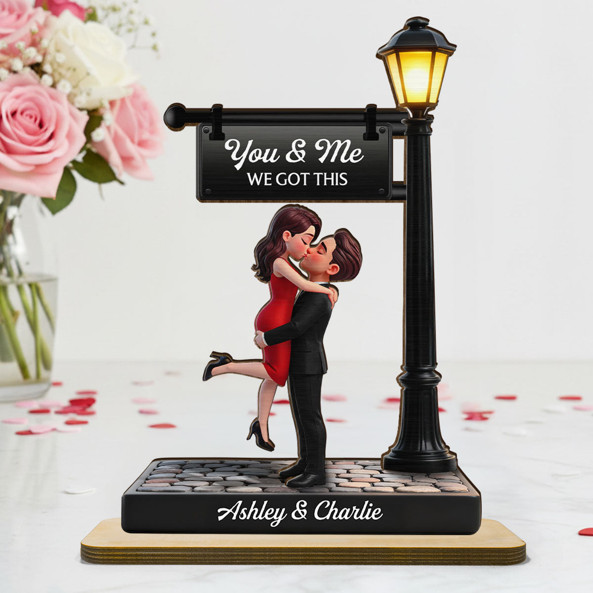 Custom Couple Wooden Plaque