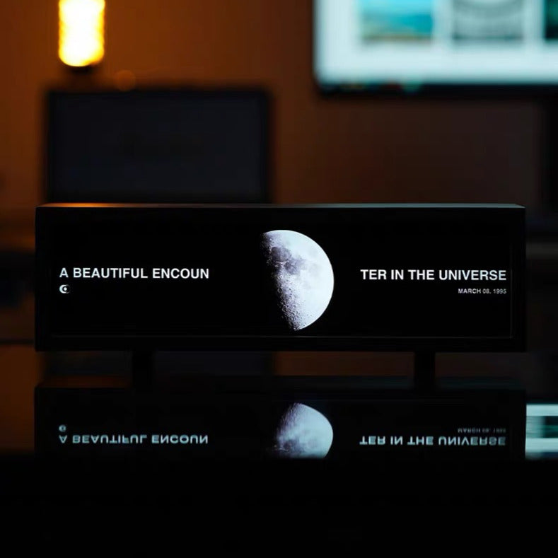 Moon Phase Desk Display