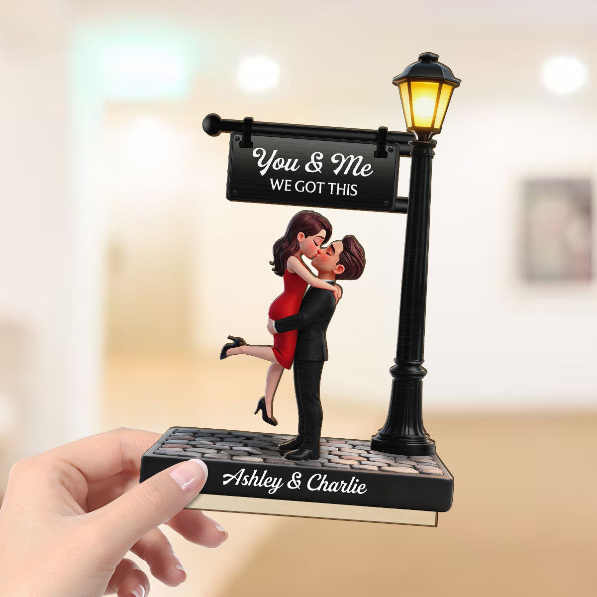 Custom Couple Wooden Plaque