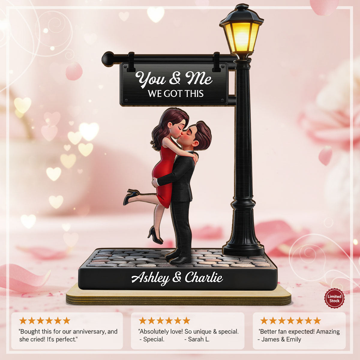 Custom Couple Wooden Plaque