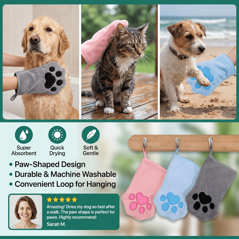 Quick-Drying Towel for Pets